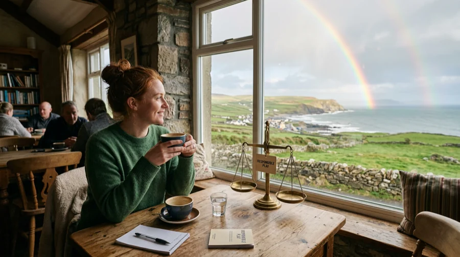 Rainbow Riches Casino Software and Gamesys Background